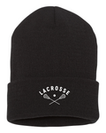 Beanie for Officials with Lacrosse Logo