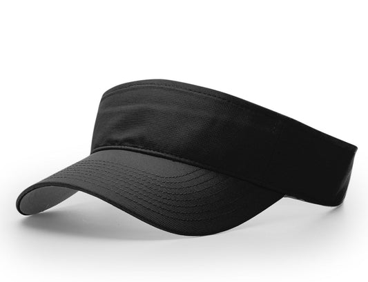Women's Black Referee Visor