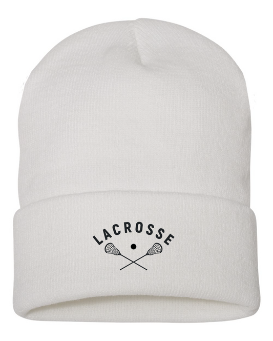 Beanie for Officials with Lacrosse Logo