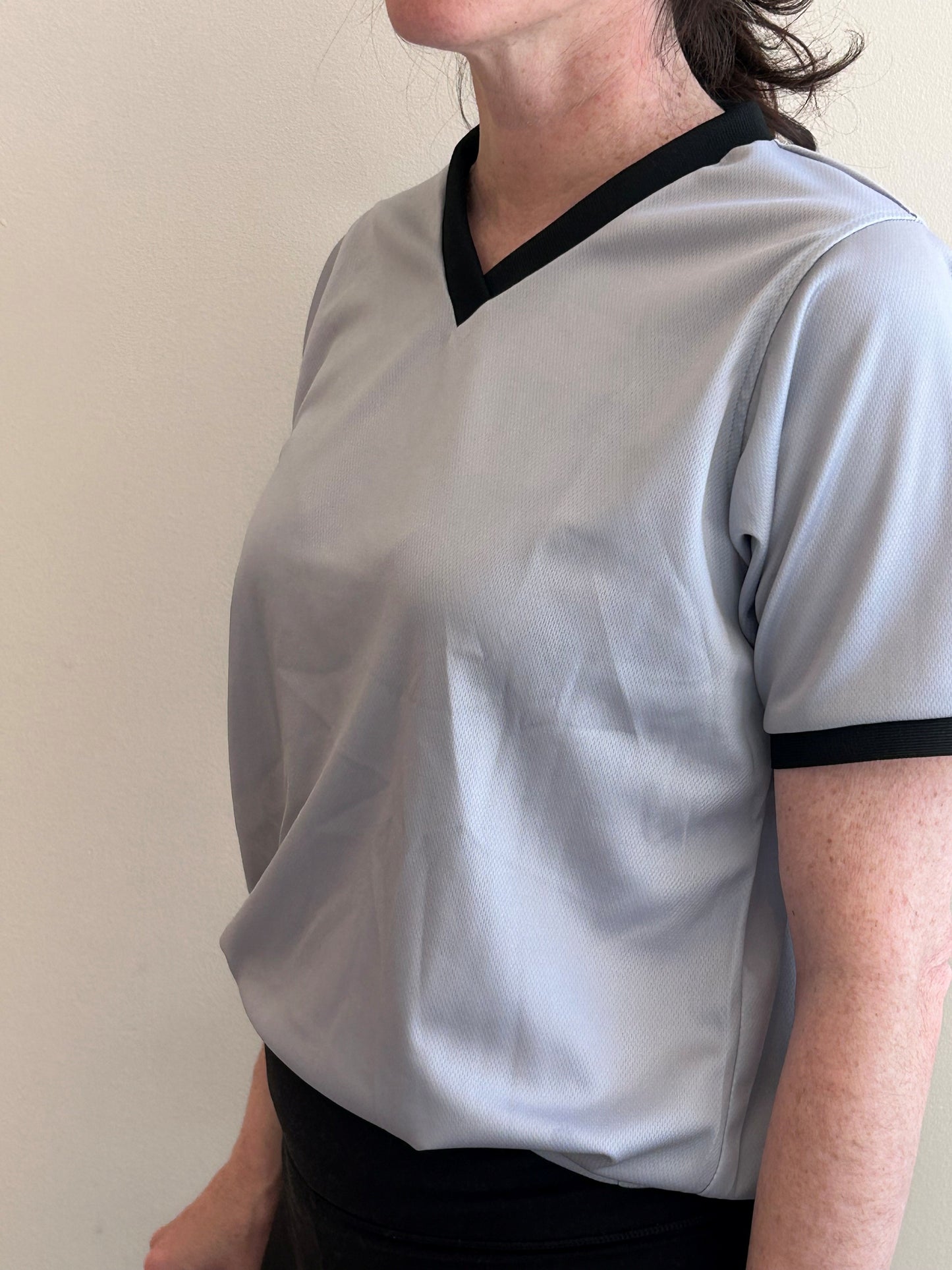 Women's Basketball Referee Jersey - Gray