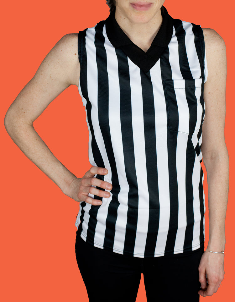 Women's Referee Shirt-Sleeveless